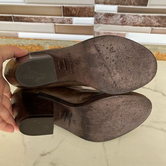 Del Carlo leather ankle boots 38.1/2 - Picture 8 of 14